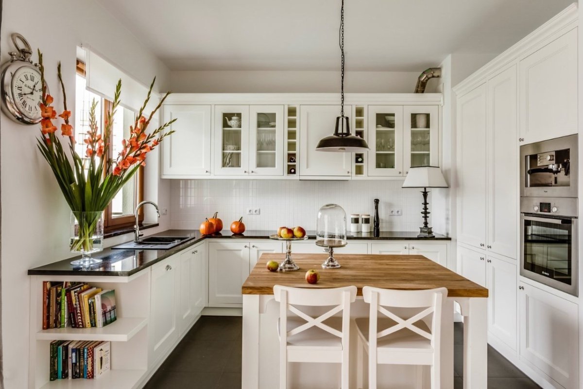 Кухня в стиле Сканди Кантри
