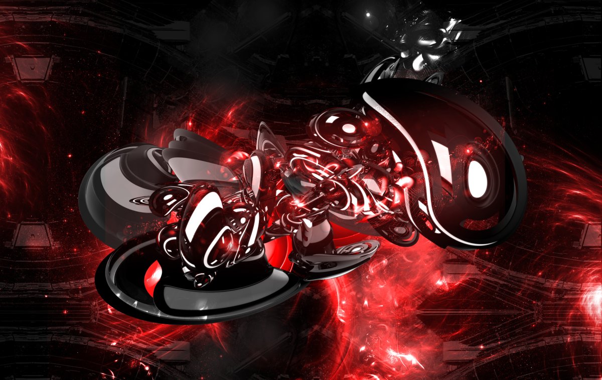 Красные обои на рабочий стол