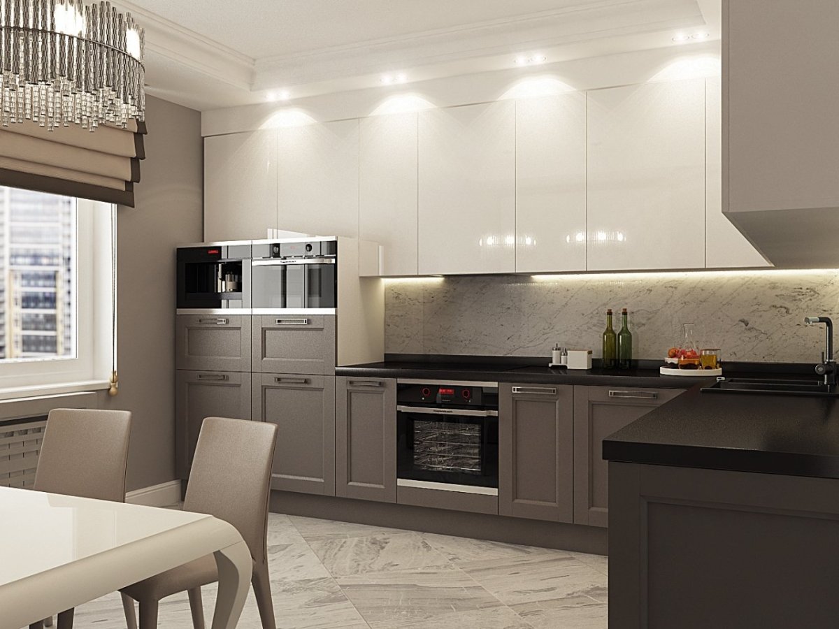 Кухня Неоклассика капучино