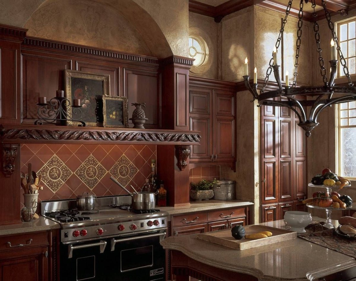 Кухня в викторианском стиле