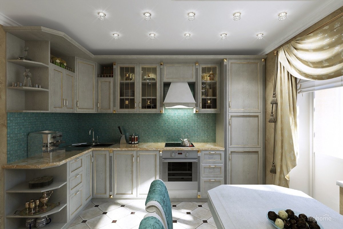 Кухня в типовой квартире