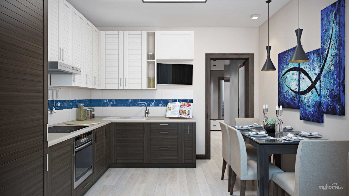 Интерьер типовой кухни