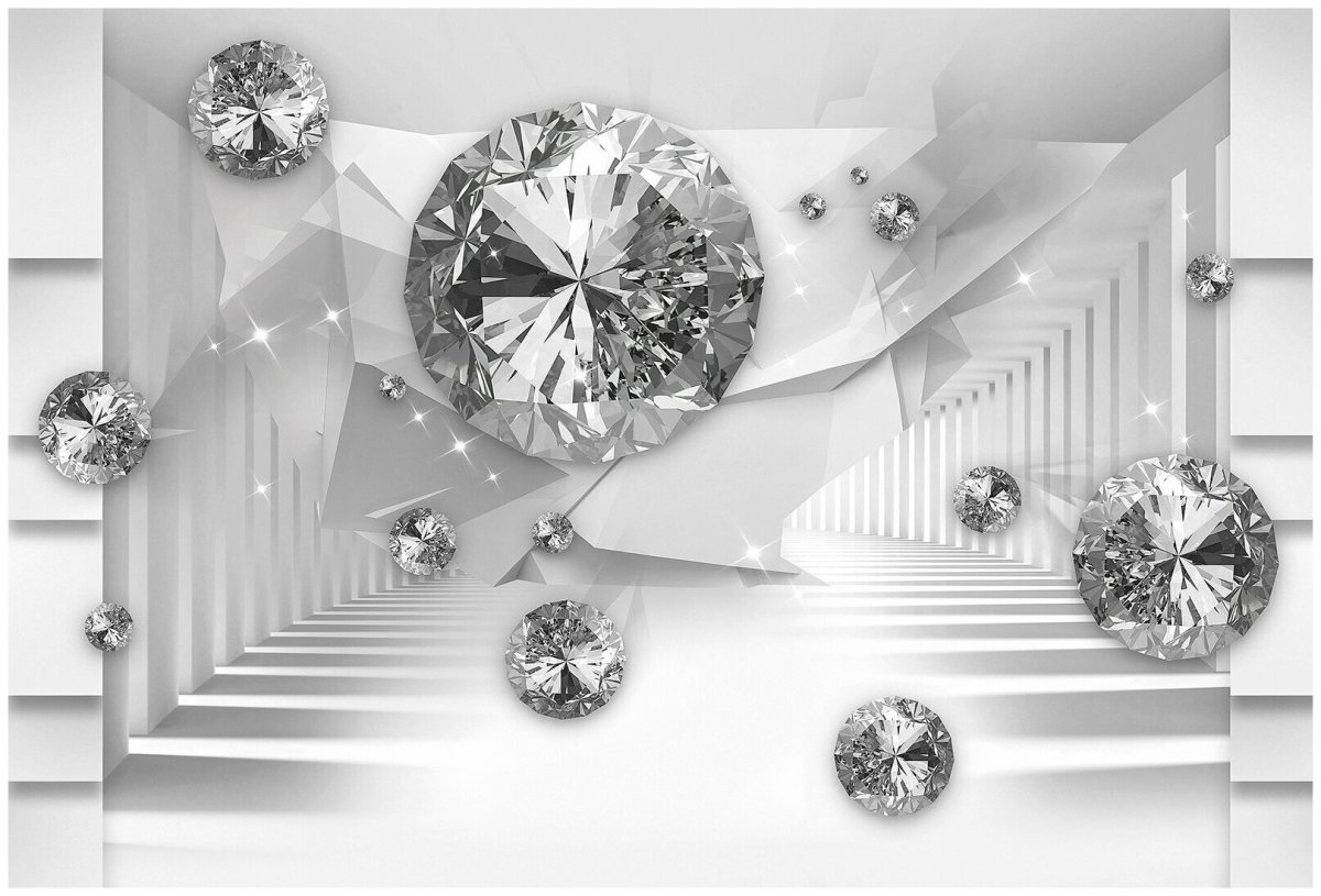 Фотообои на стену с алмазами