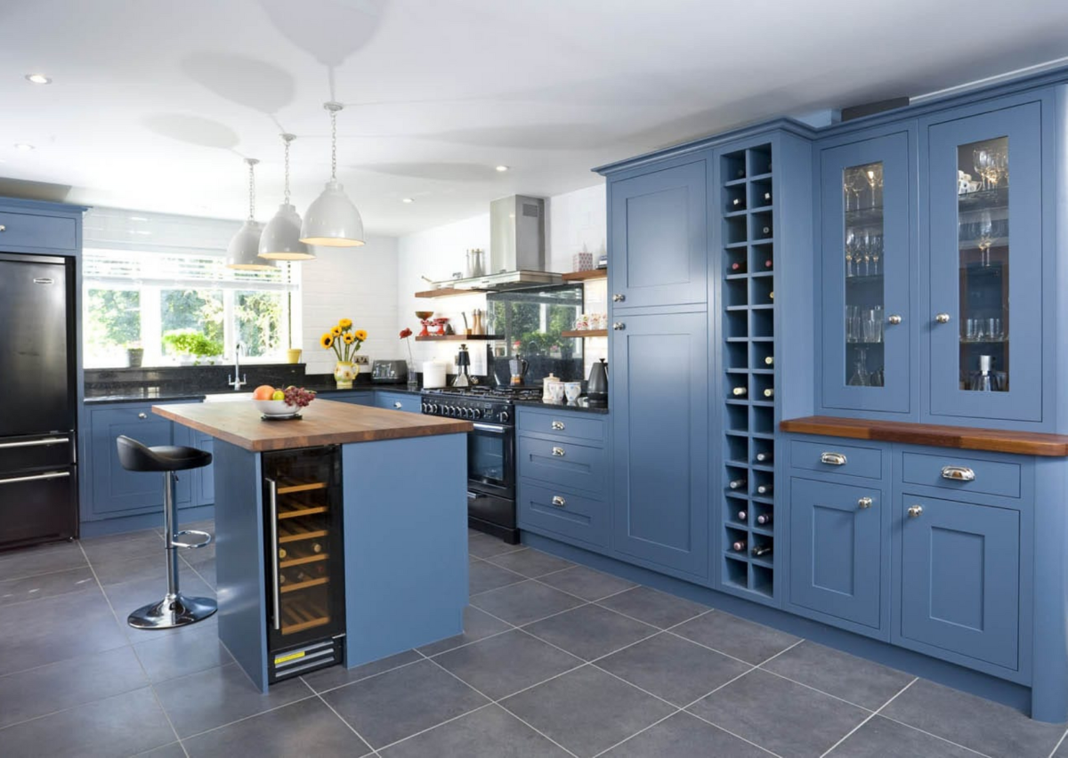 Кухня Мелани хофф голубая