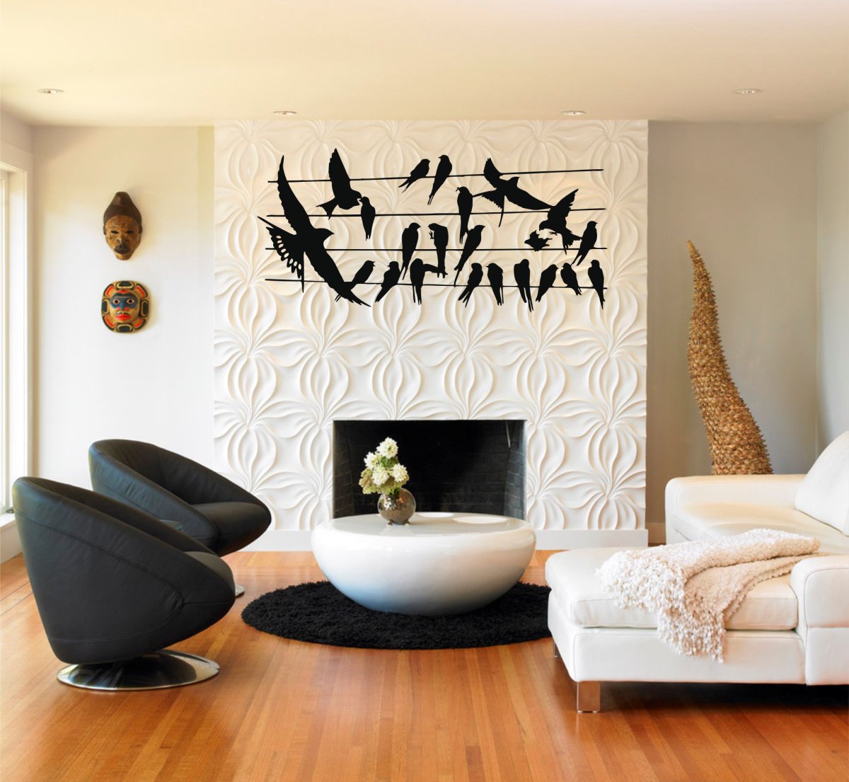 Декоративные панели для гостиной