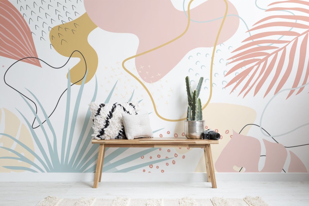 Обои на стену стиль Модерн абстракция детская