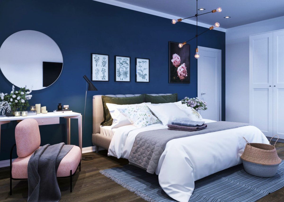 Синяя спальня