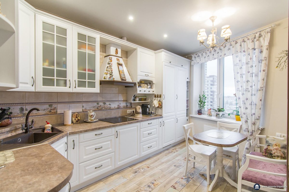 Кухня в стиле Прованс 9м2