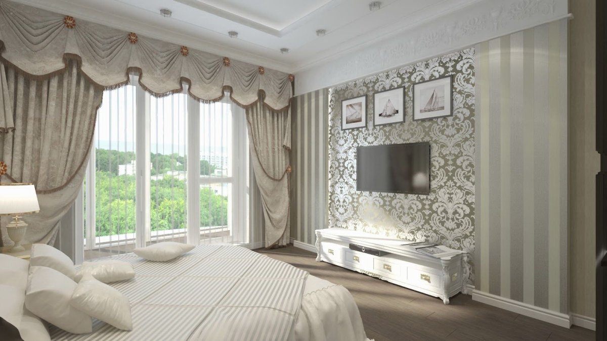 Обои с вензелями сочетание