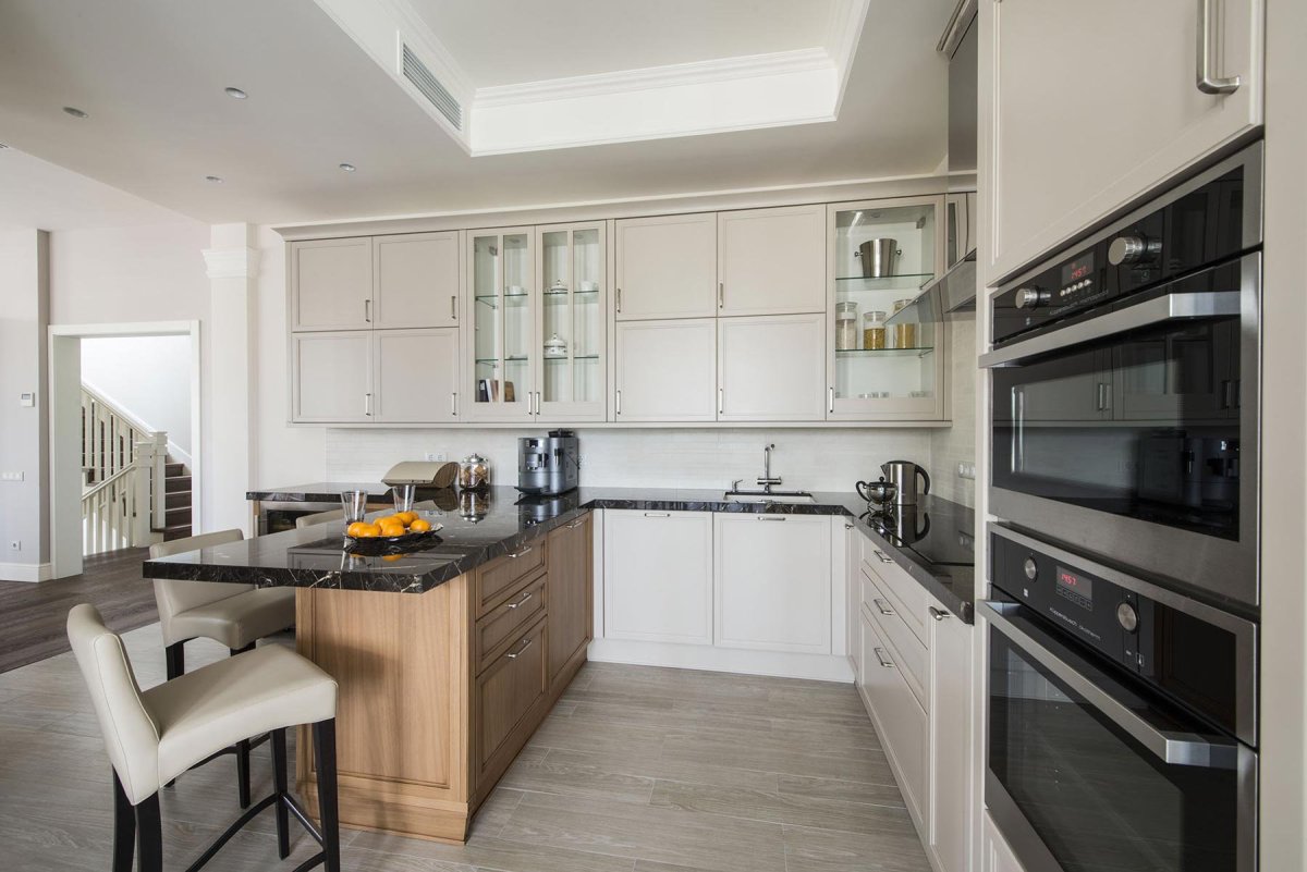 Интерьер кухни п образные