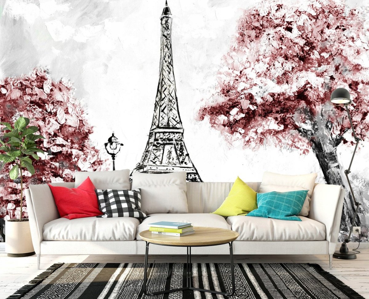 Фотообои Париж Эйфелева башня
