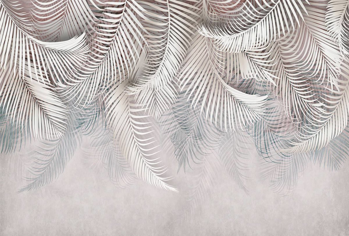 Фреска перья