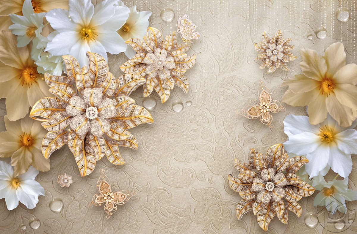 Золотистые цветы