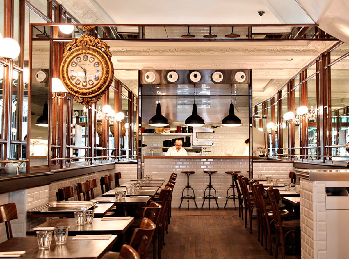 Французский ресторан интерьер