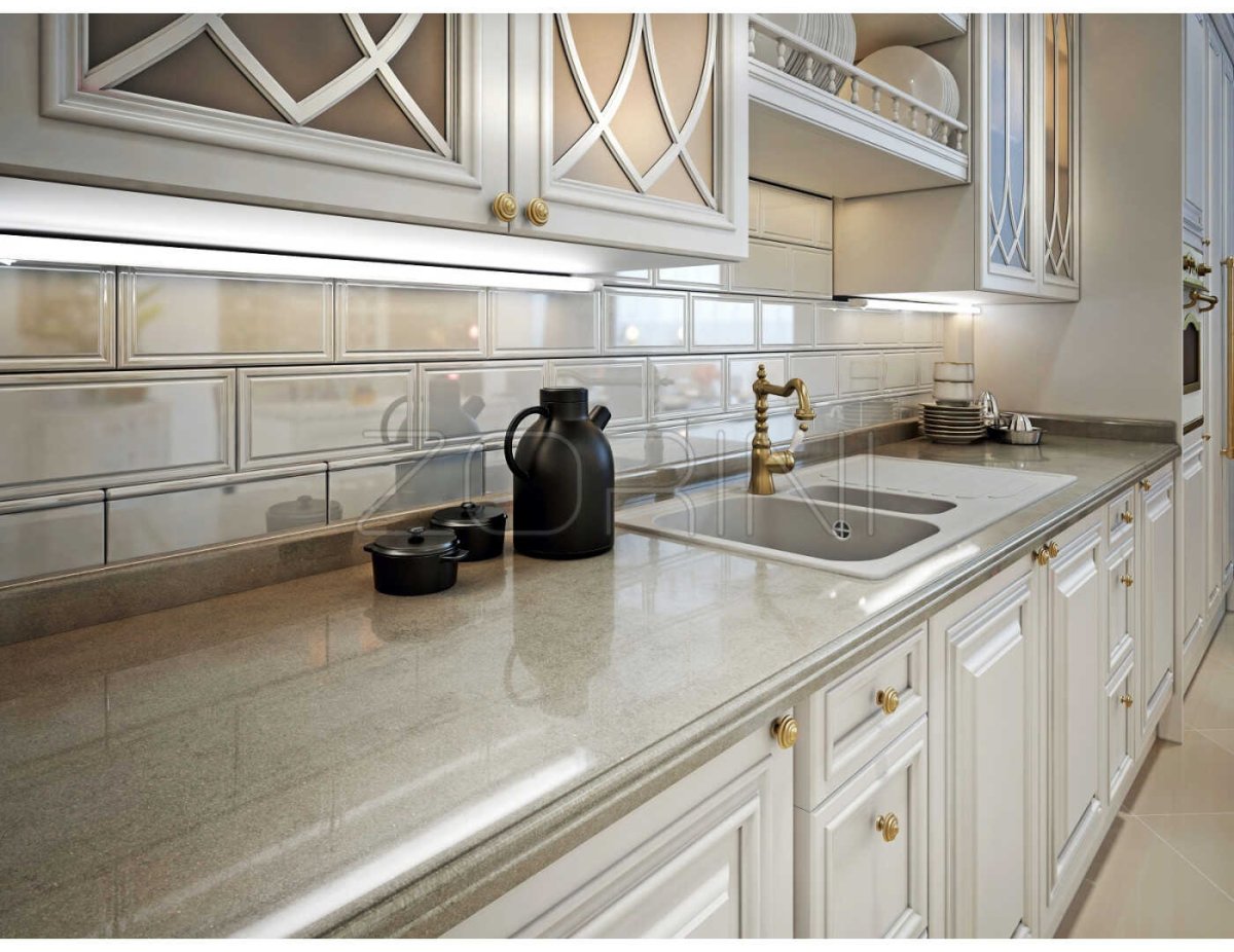 Эвита кухня мраморная столешница