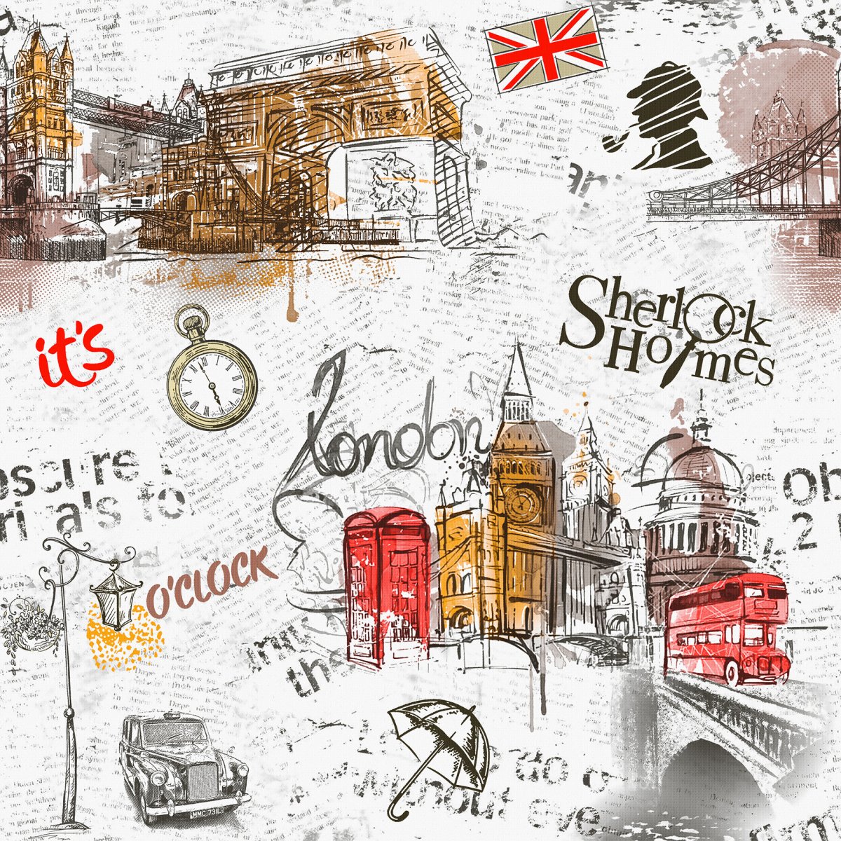 Обои Лондон на стену