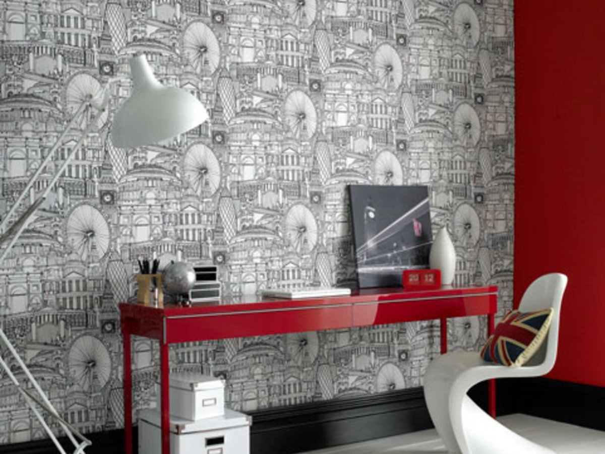 Обои с Лондоном в комнату