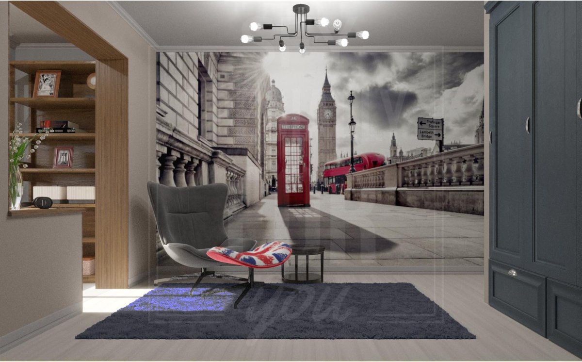 Коридор в стиле Лондон