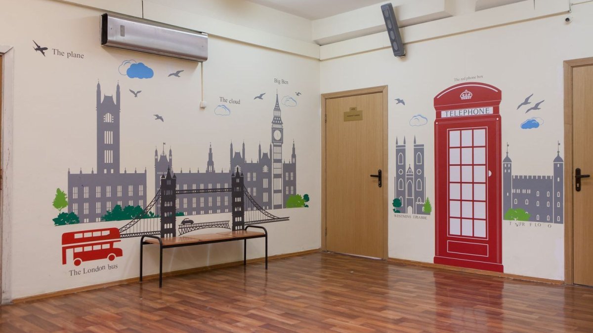 Оформление стен в школе