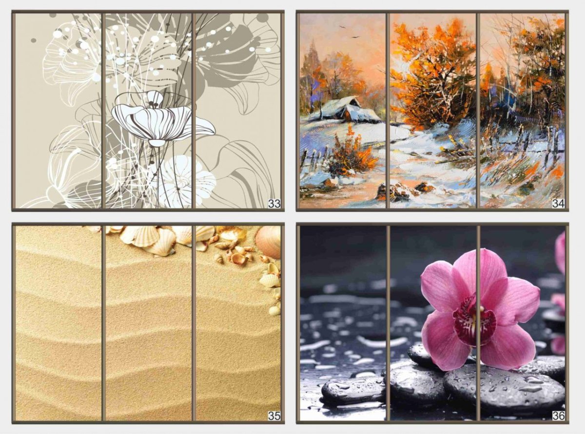 Цветы для фотопечати на стекле