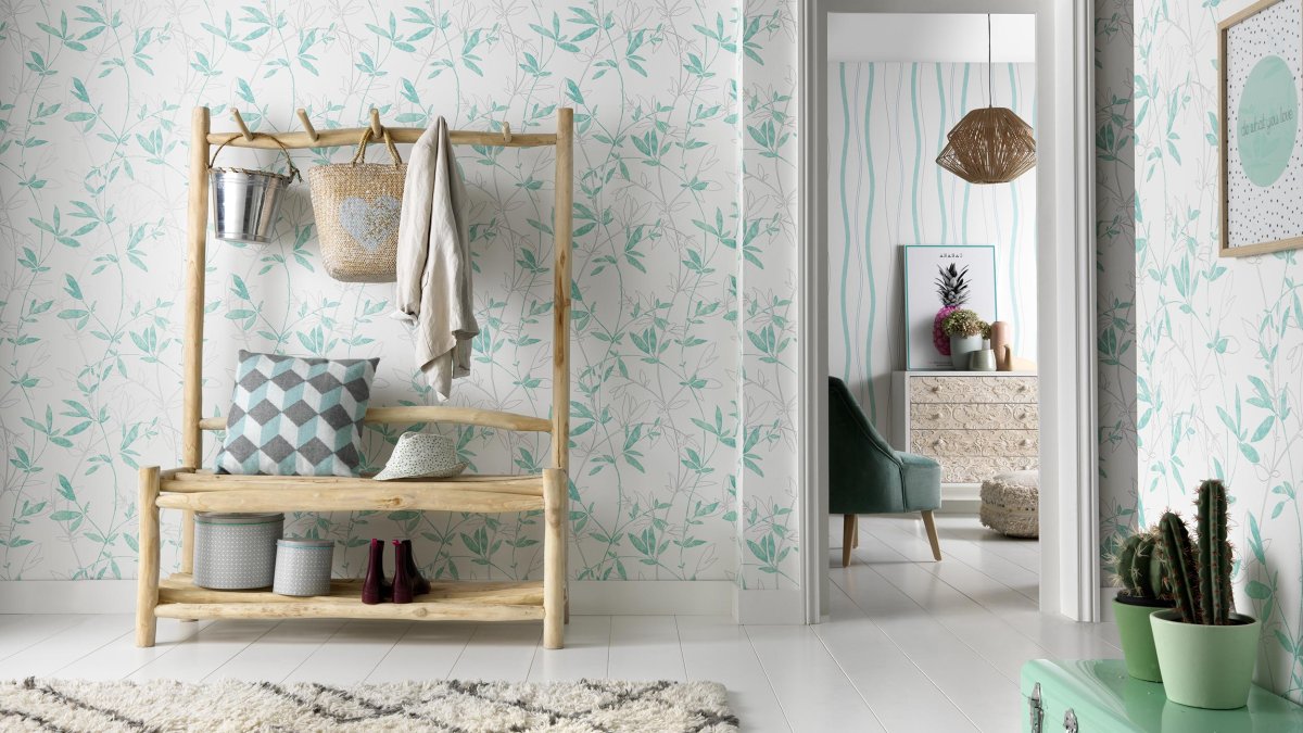 Обои Erismann my Garden в интерьере