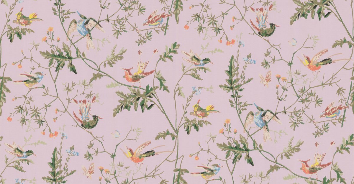 Обои в стиле Прованс с птичками