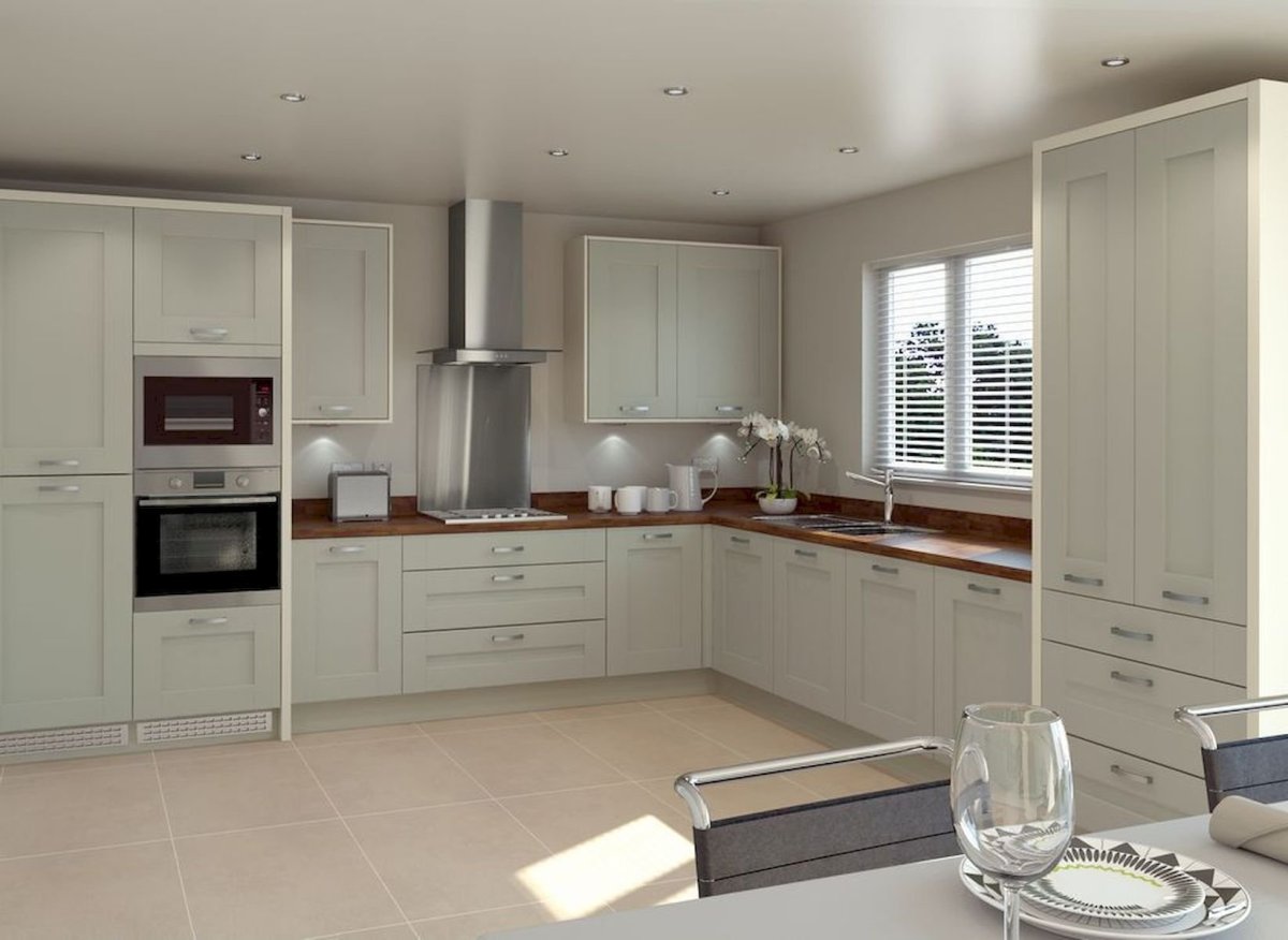 Кухня в нюдовом стиле