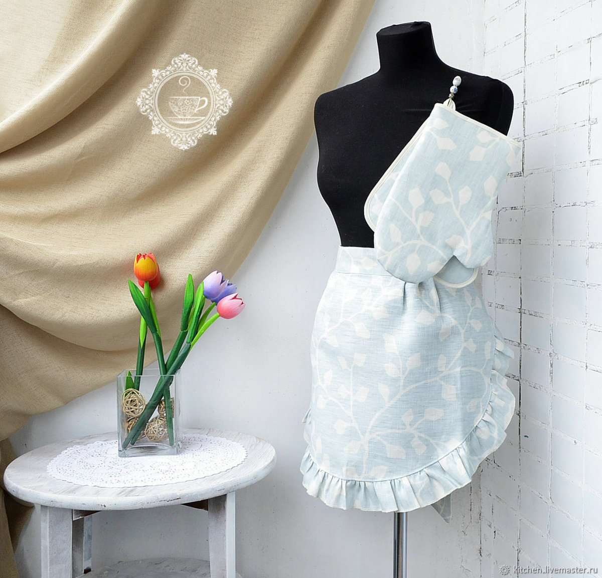 Подарочный набор льняной фартук