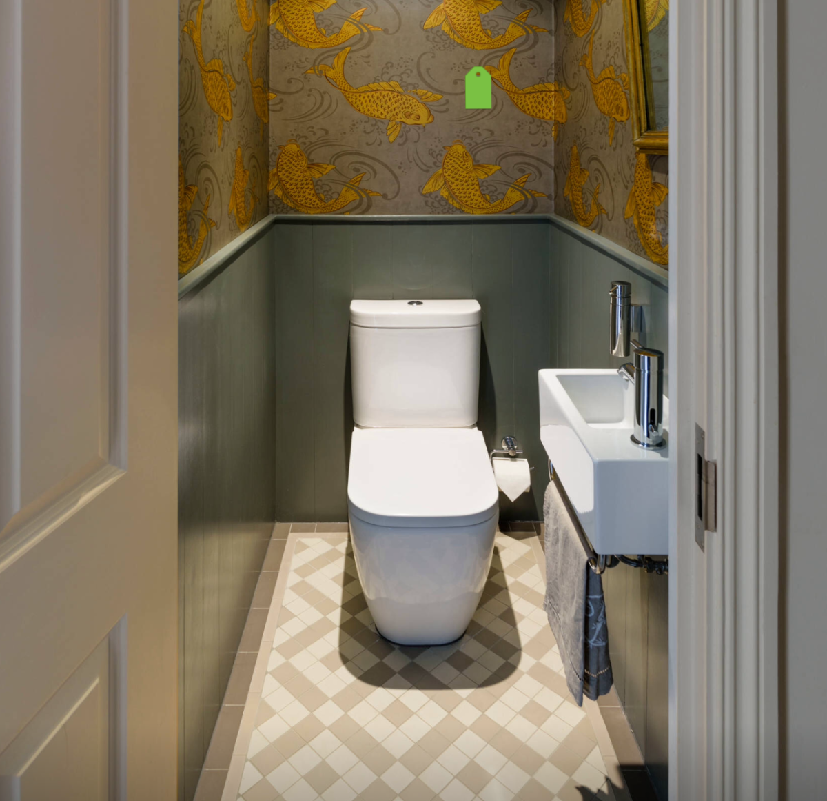 Интерьер туалетной комнаты