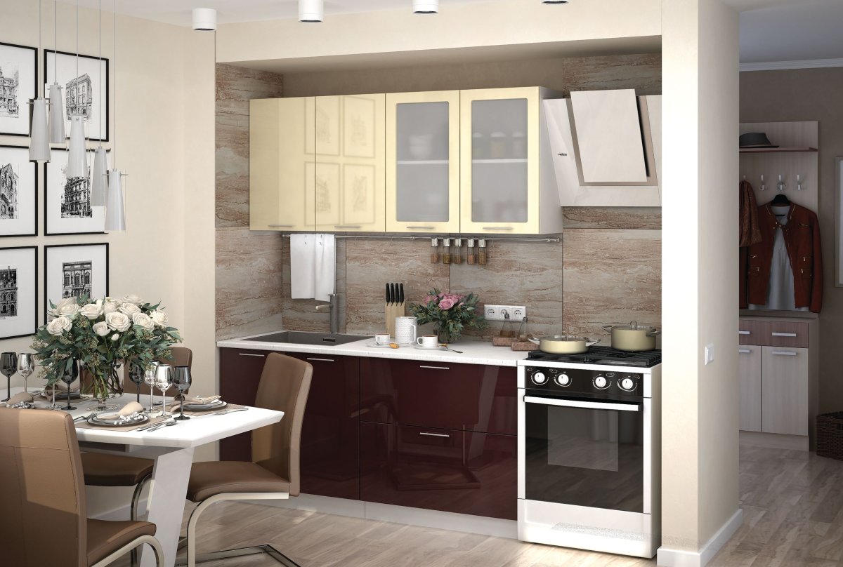 Кухня Ксения Стендмебель ваниль