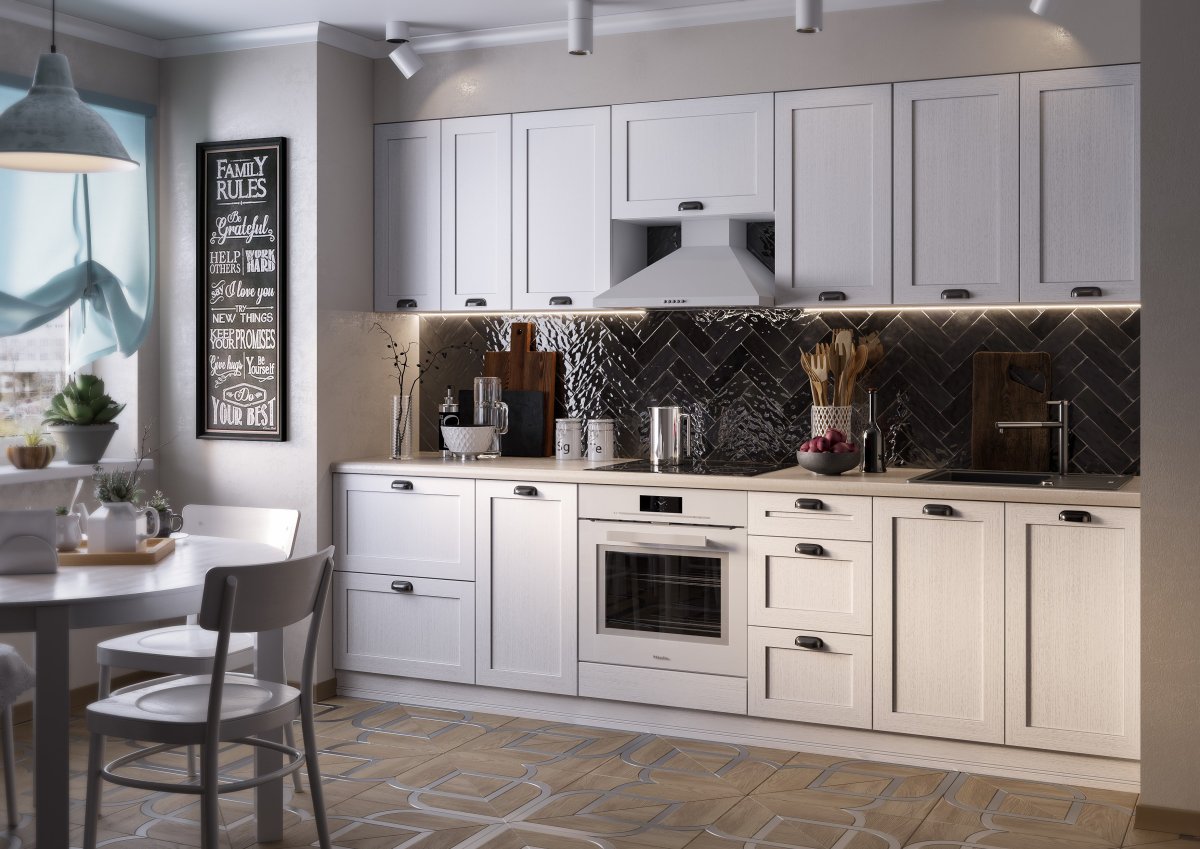 Кухня Альфа белая