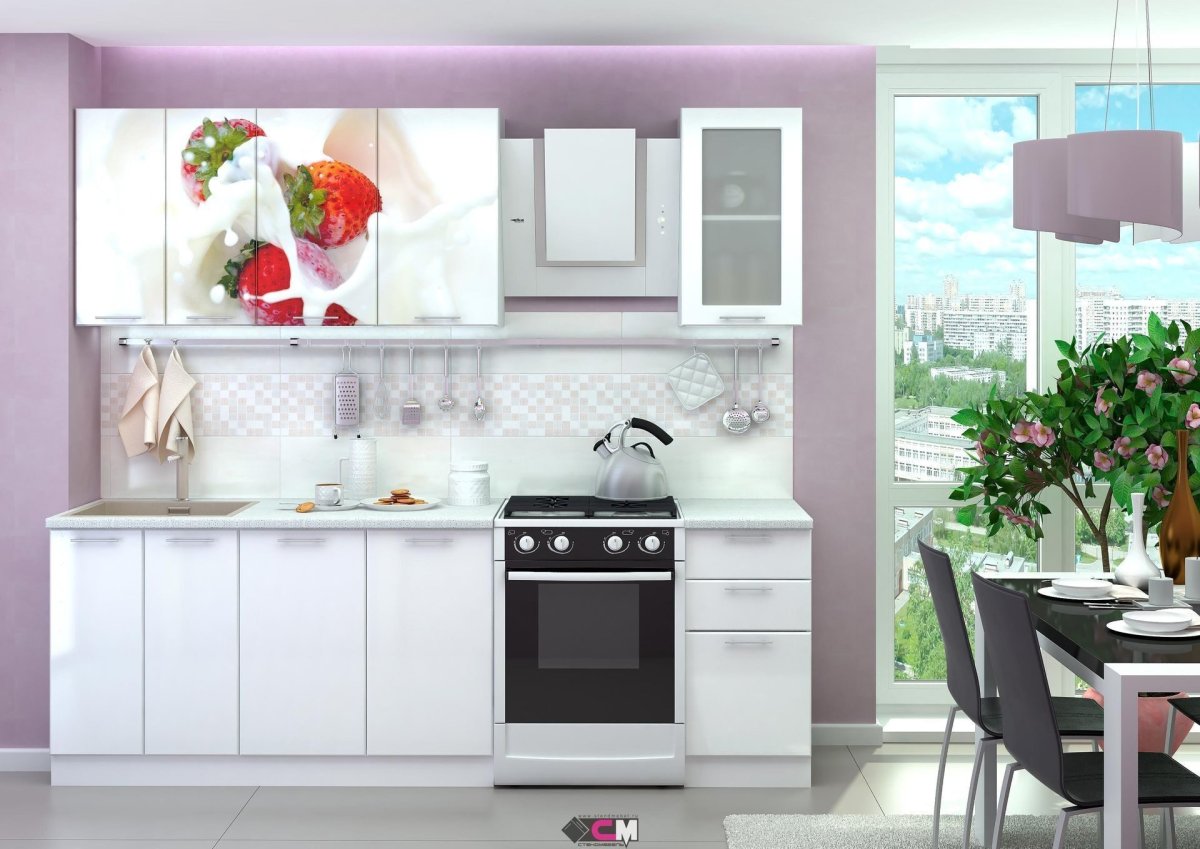 Кухня Мария Стендмебель белая