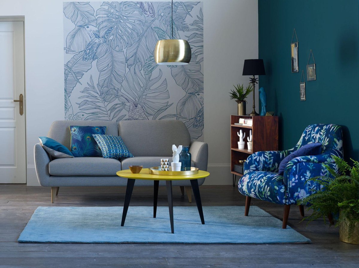 Акцентная стена в интерьере