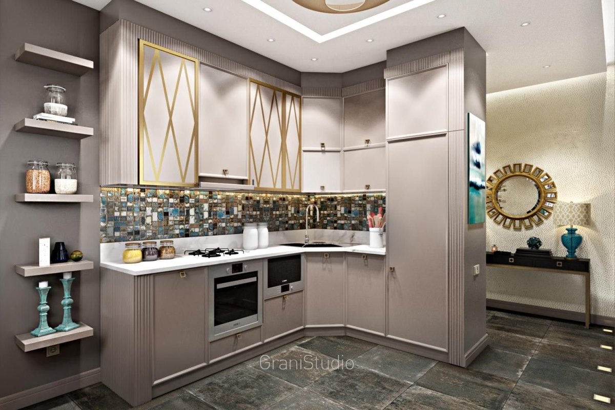 Кухонный гарнитур в стиле ар деко