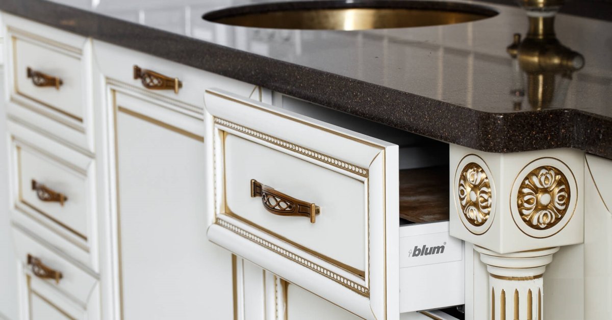 Ручки на кухню классика патина