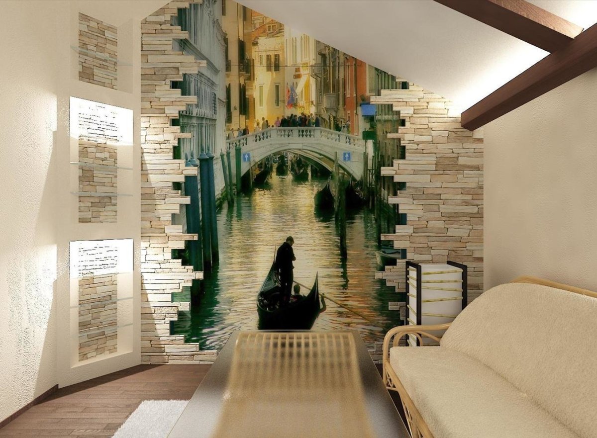 Фреска в декоративном Камне