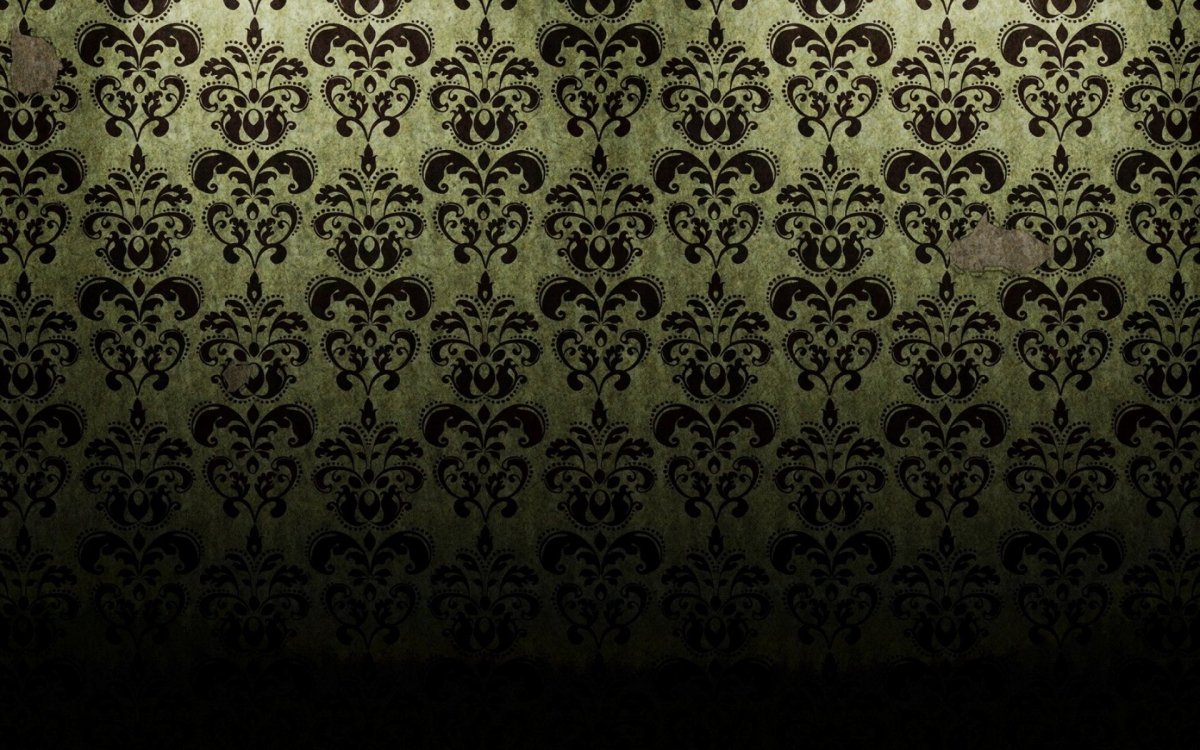 Черный фон с узорами