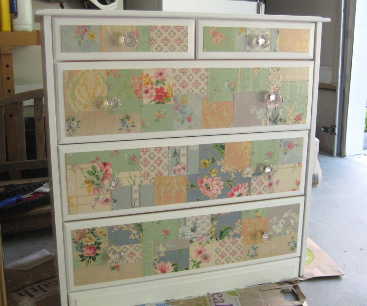 Обои для декупажа мебели