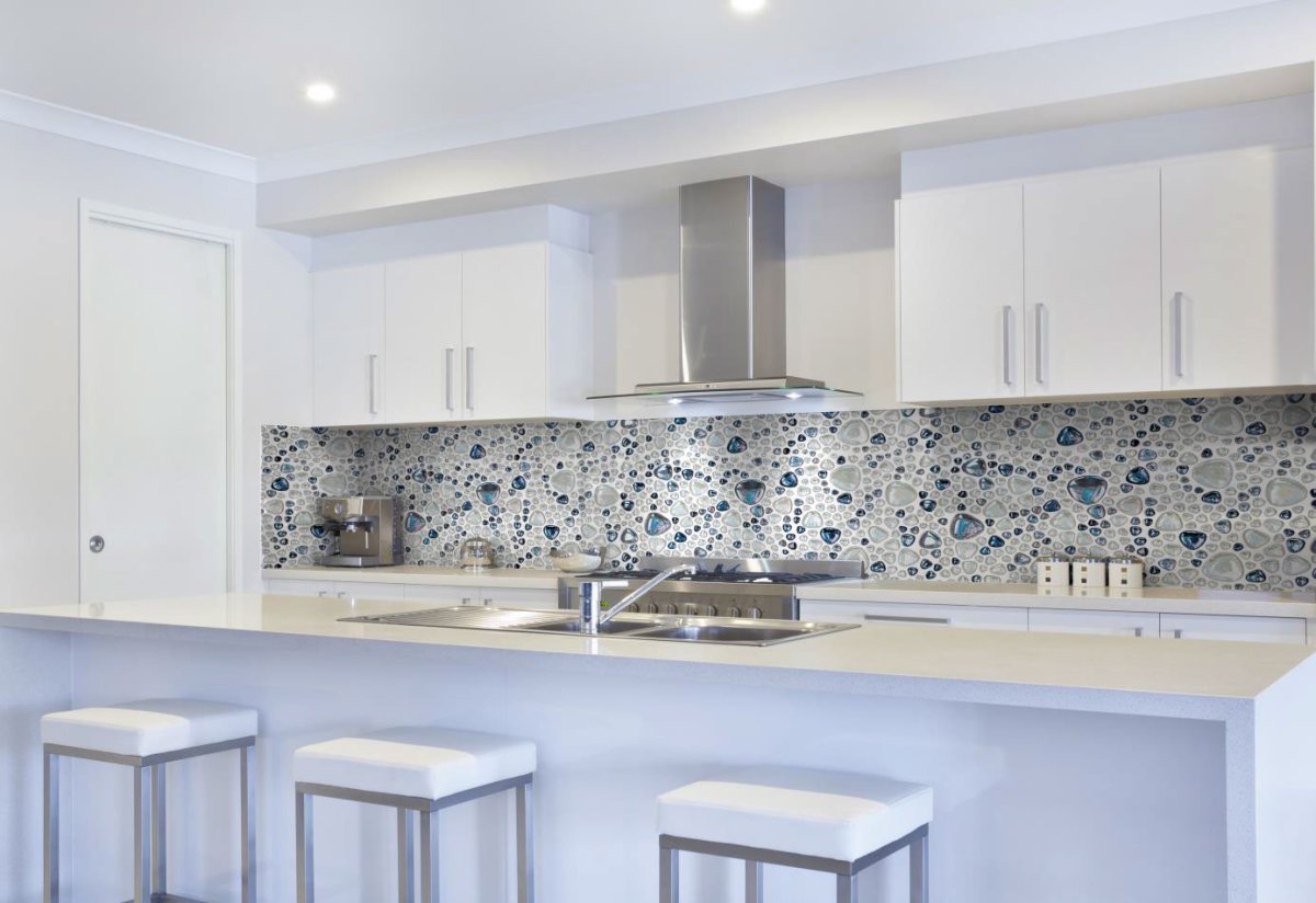 Стеклянный кухонный фартук