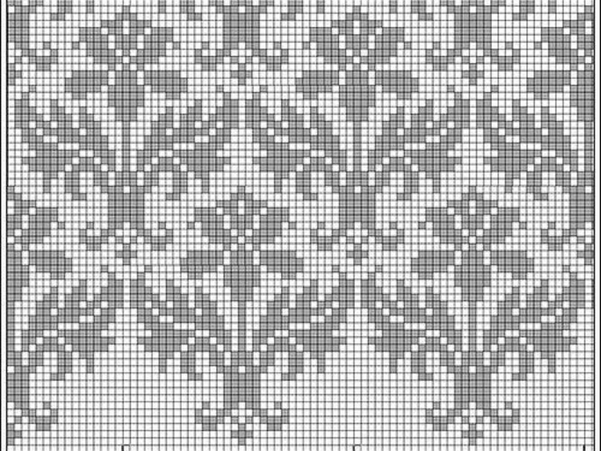 Жаккард чертополох