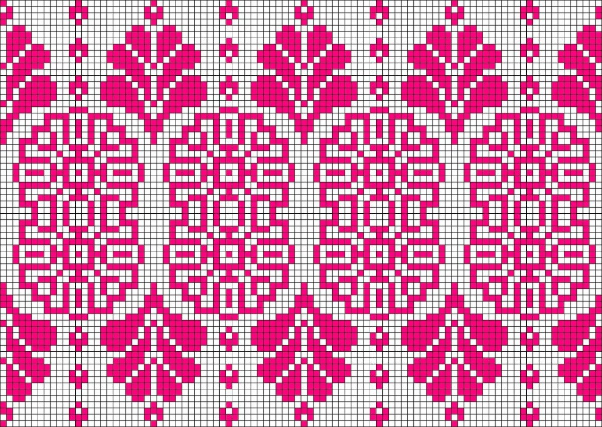 Орнамент жаккард