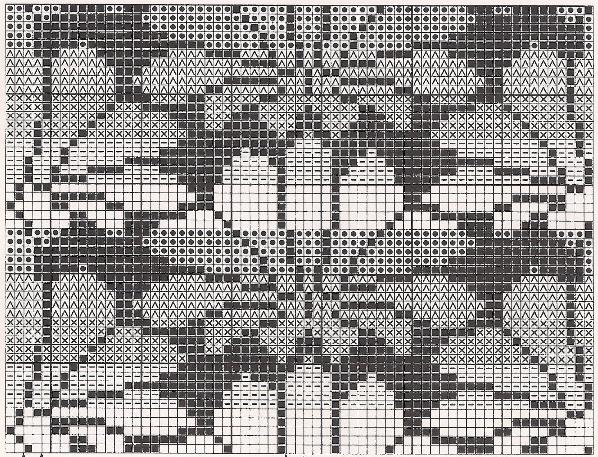 Схемы жаккардов Олеана