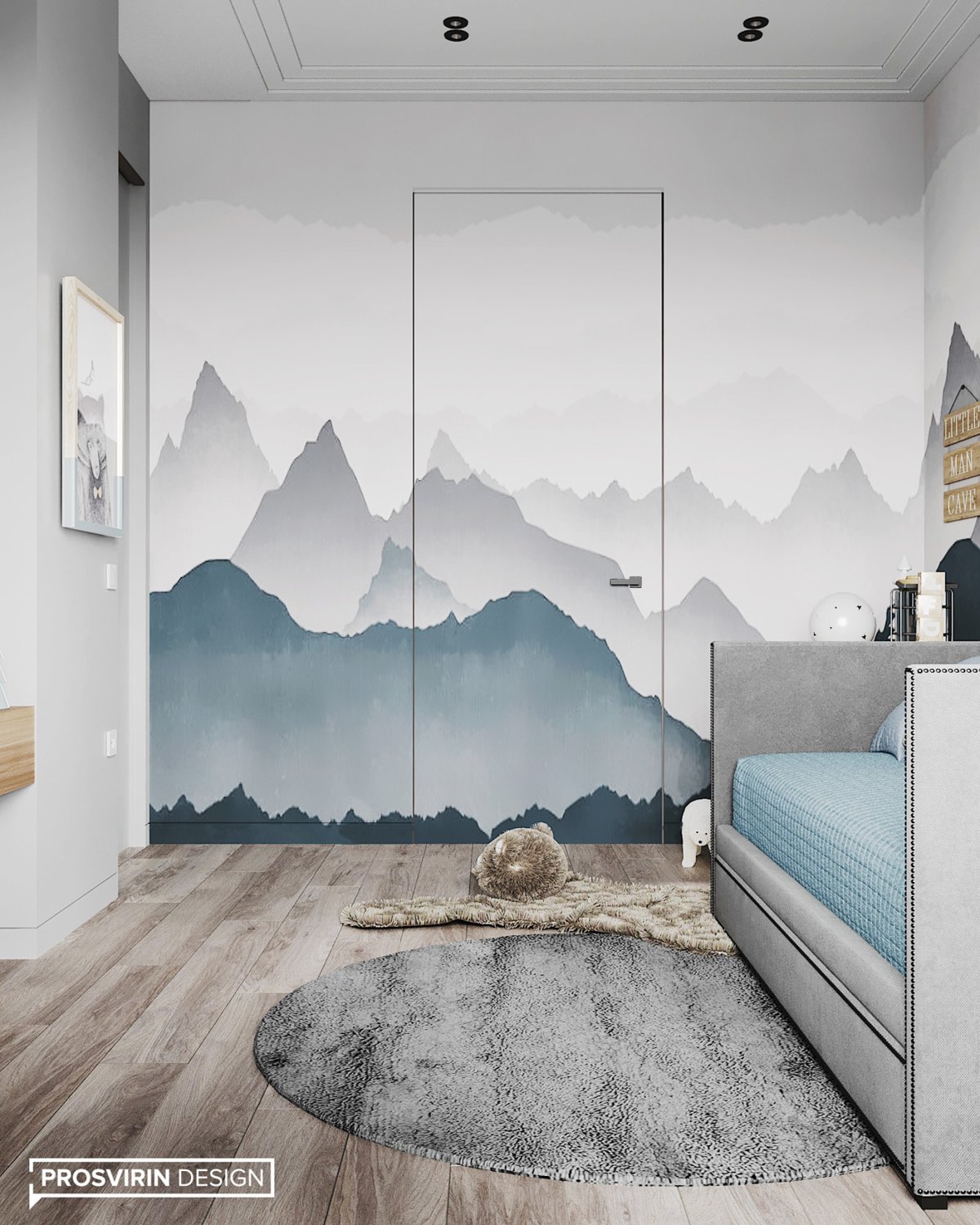 Декор горы в детской