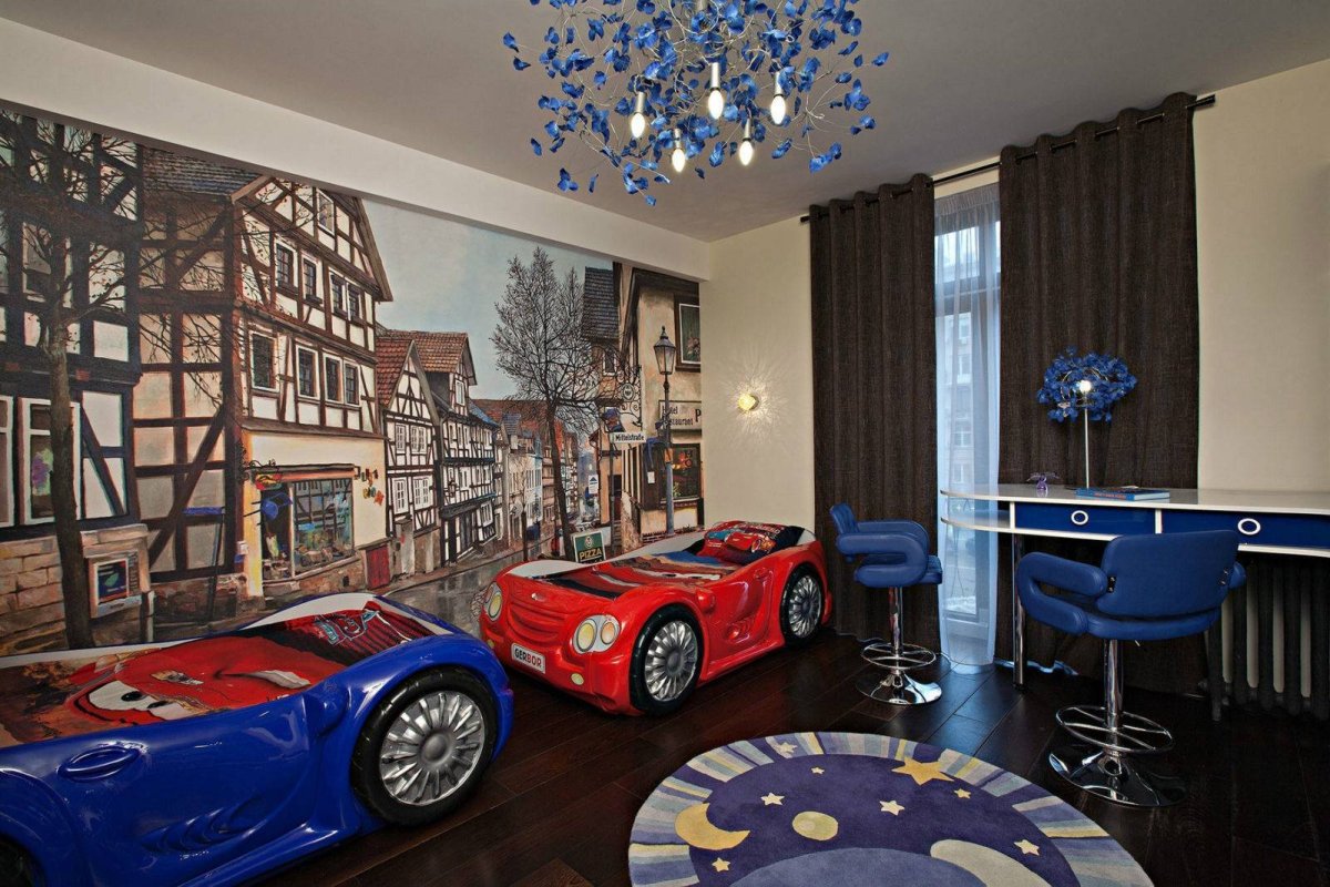 Фотообои для спальни мальчика