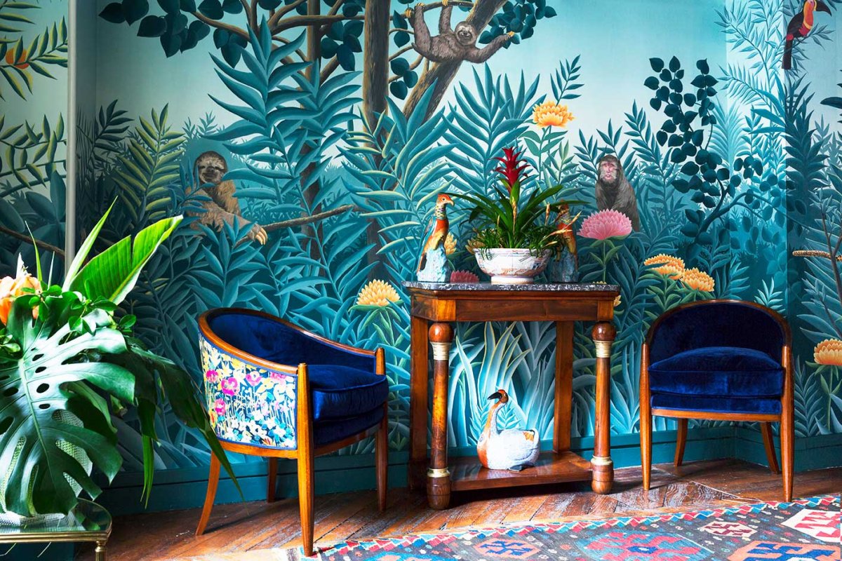 Шинуазри стиль джунгли