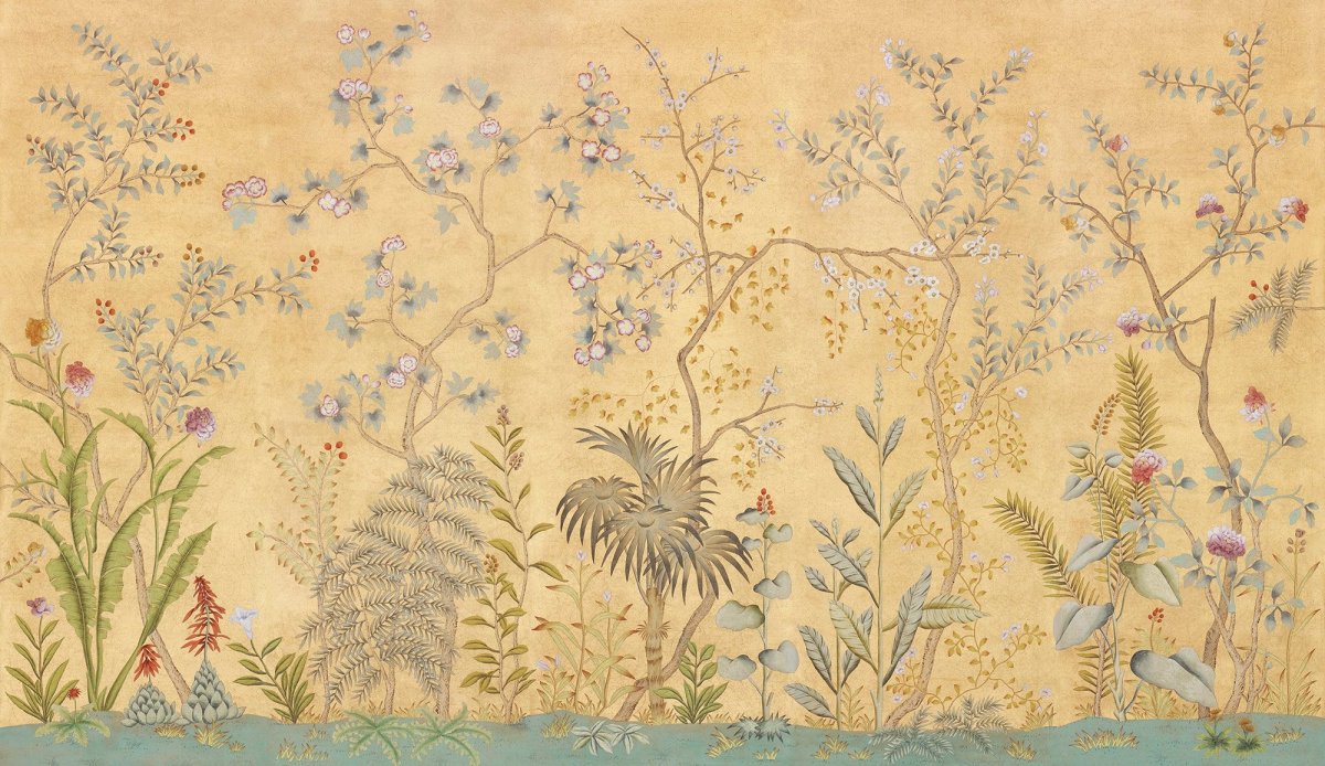 Де Гурне обои Шинуазри