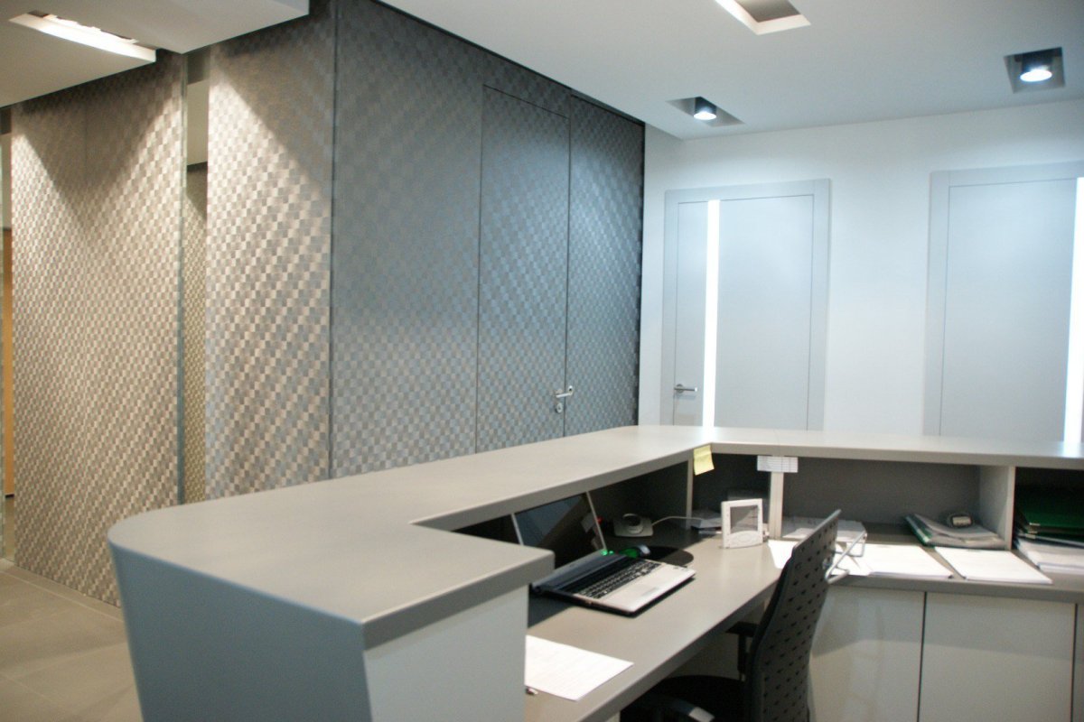 Отделка стен в офисе