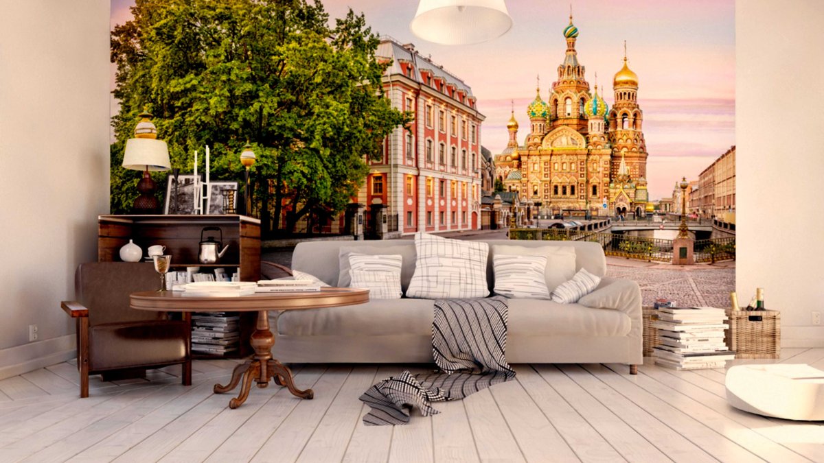 Фотообои в Старом интерьере