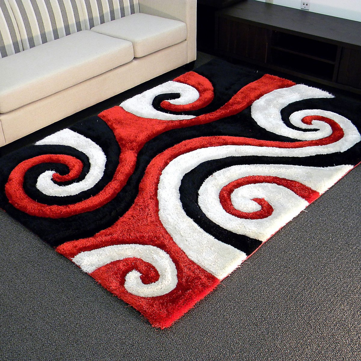 Ковер с завитками