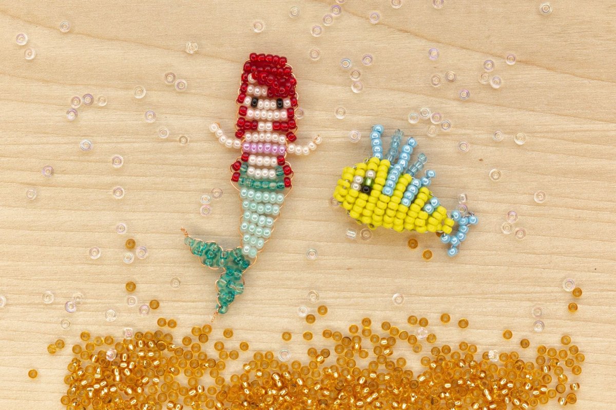 Русалка из бисера